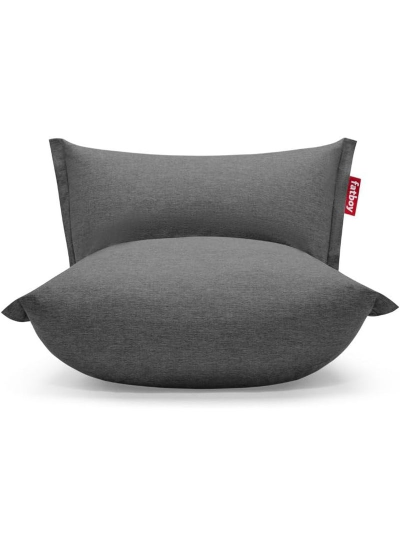 Fatboy Bonbaron Outdoor Lounge Chair | Sturdy durable | Water-and-dirt-repellent | Supersized | Designed for indoor & outdoor | UV resistance | Adjustable Backrest | 120x120x75 cm (Rock Grey) - Image 2